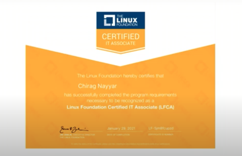 LFCS: Linux Foundation Certified Systems Administrator - Credly